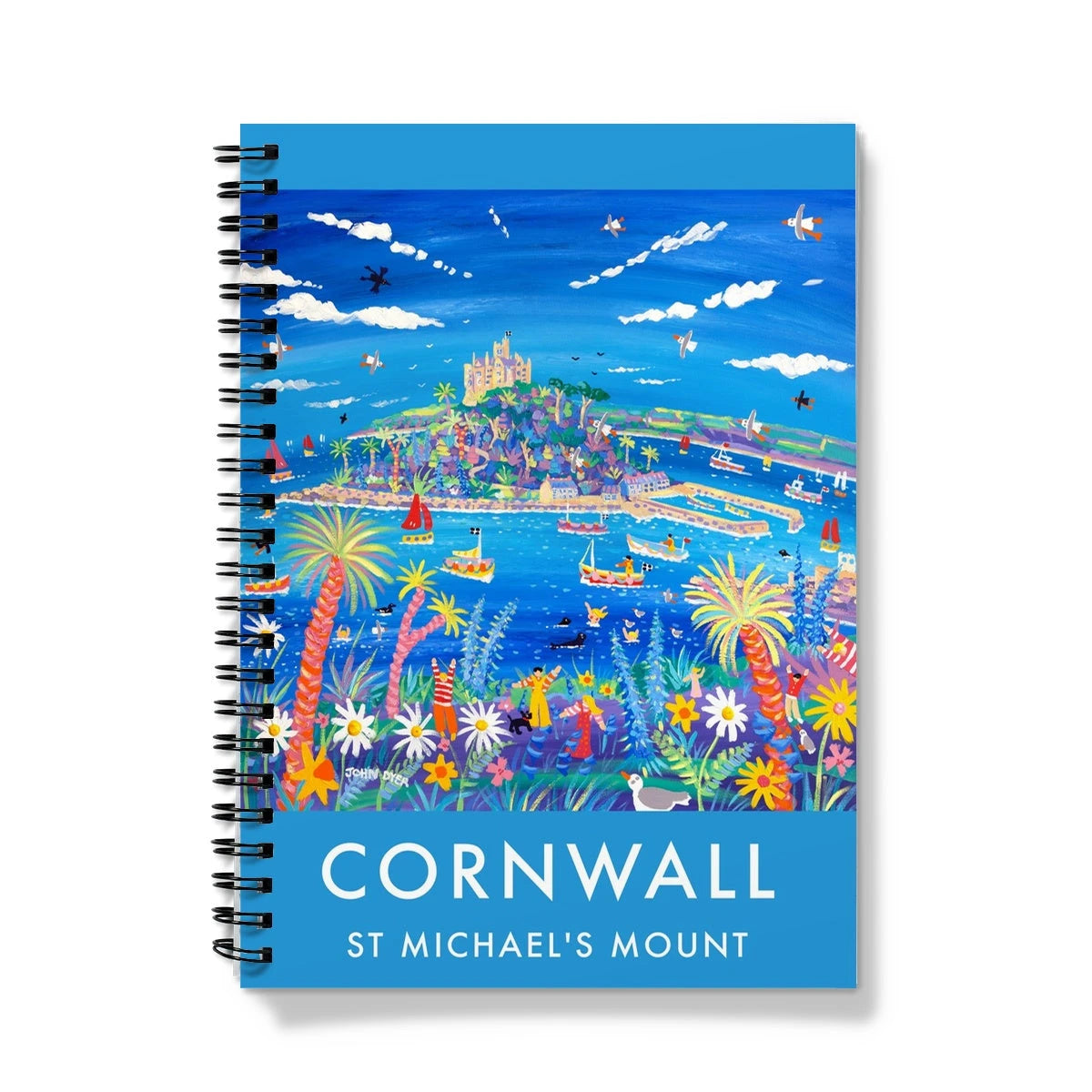 St Michael's Mount Cornwall. Cornish Contemporary Art Notebook by John Dyer