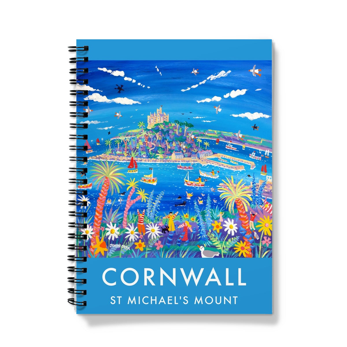 St Michael's Mount Cornwall. Cornish Contemporary Art Notebook by John Dyer