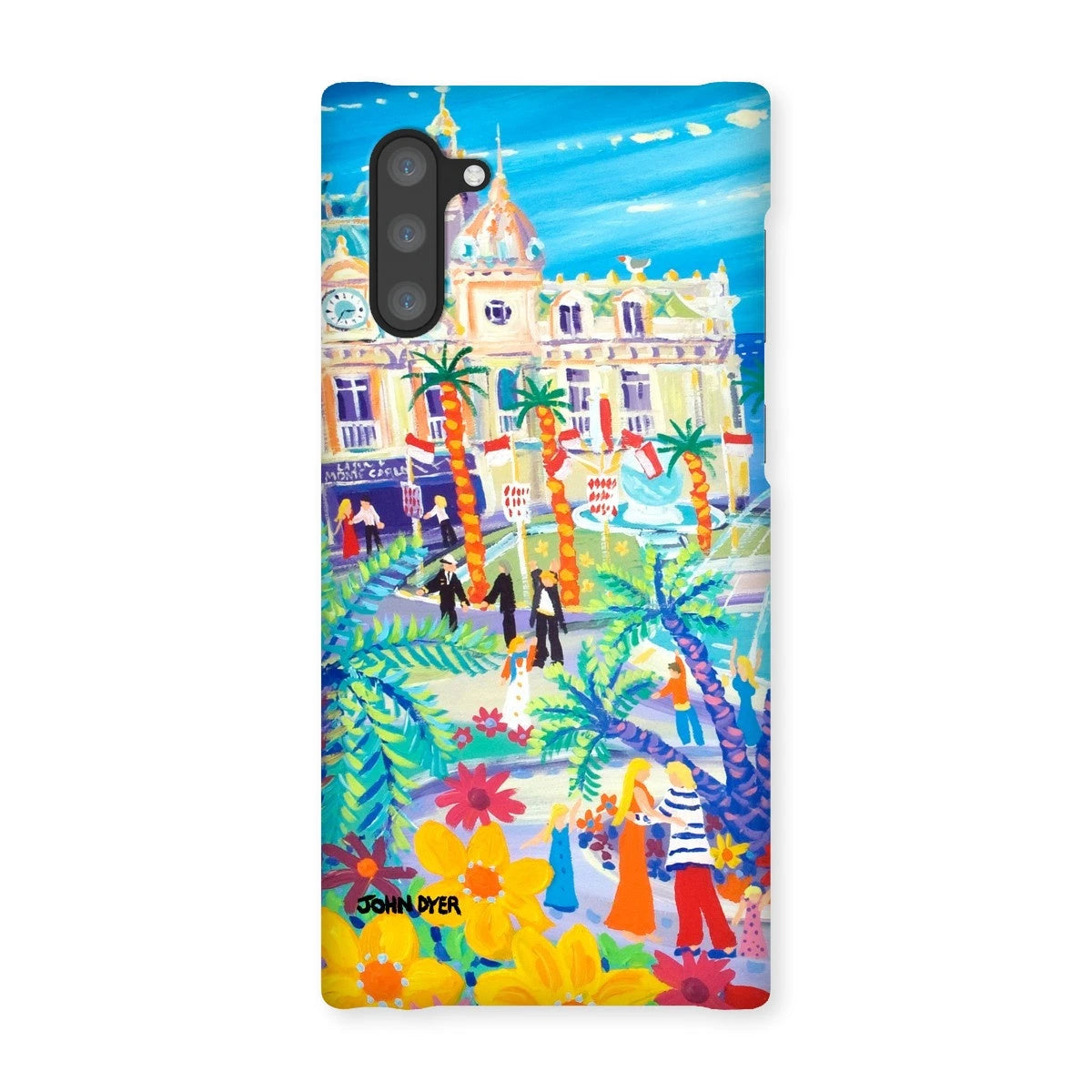 Snap Art Phone Case. Casino Square, Monaco. Artist John Dyer. Cornwall Art Gallery John Dyer