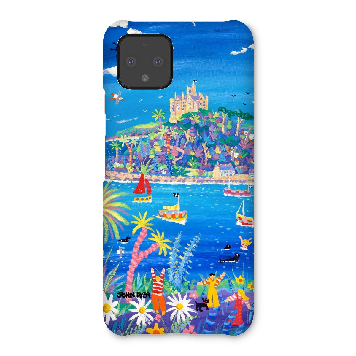 Snap Art Phone Case. St Michael's Mount. Artist John Dyer. Cornwall Art Gallery
