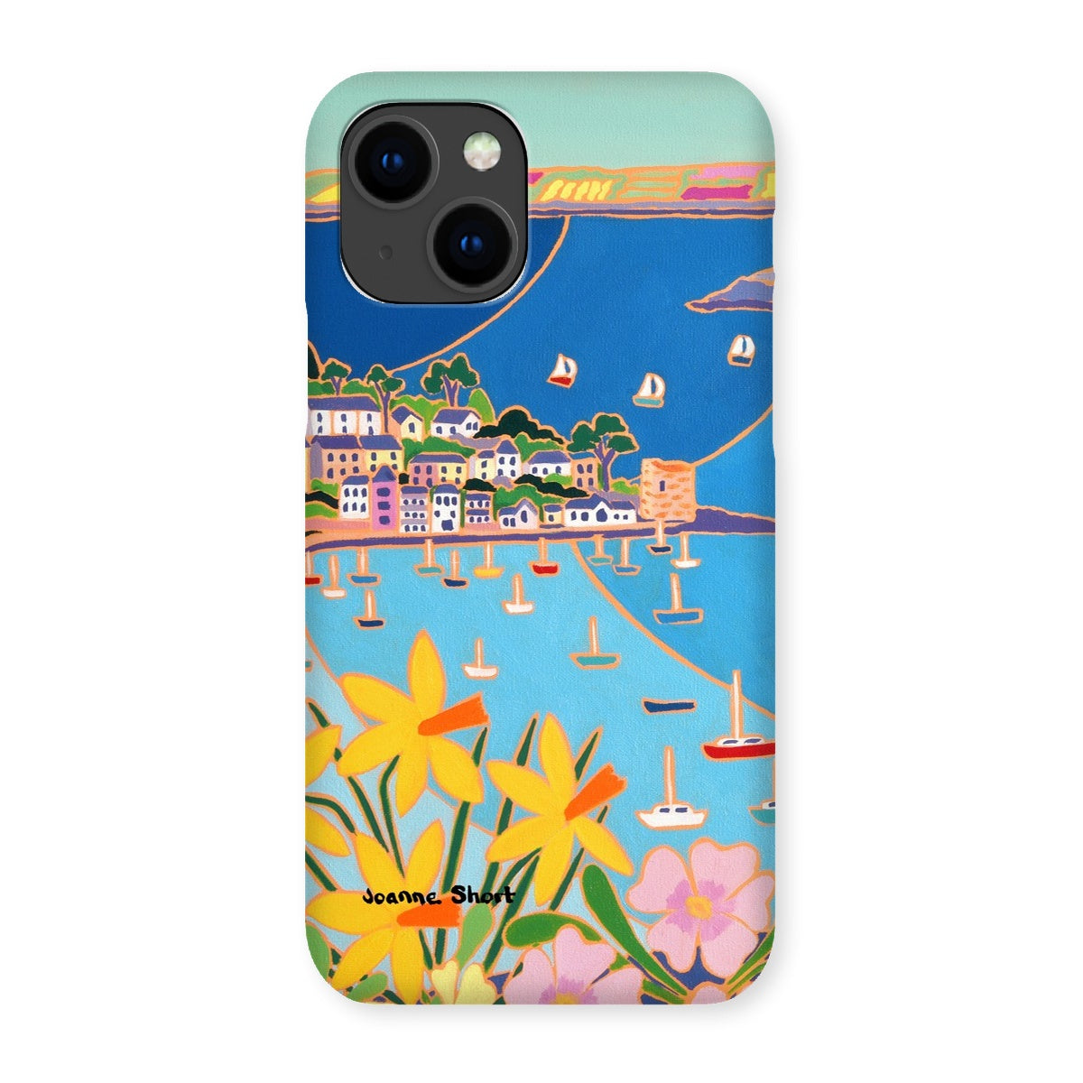 Snap Art Phone Case. Polruan, Fowey River. Artist Joanne Short. Cornwall Art Gallery Joanne Short