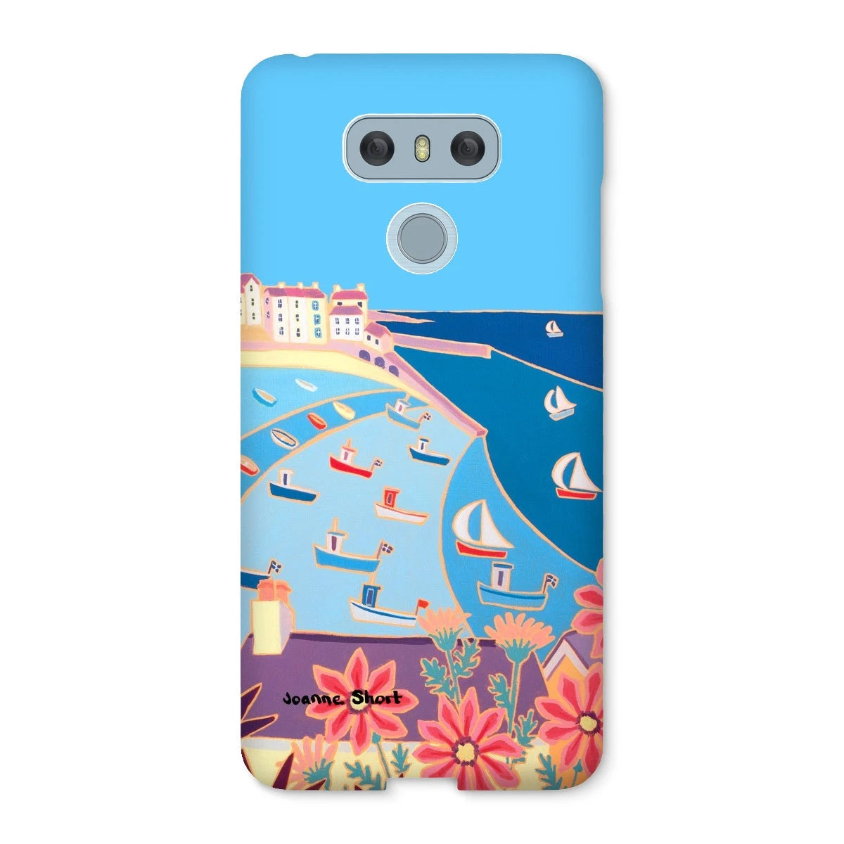 Snap Art Phone Case. St Ives Harbour. Artist Joanne Short. Cornwall Art Gallery Joanne Short