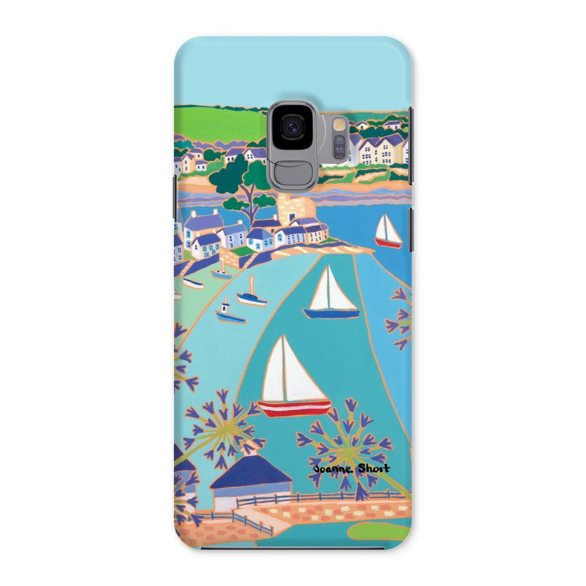 Snap Art Phone Case. Polruan & Fowey River. Artist Joanne Short. Cornwall Art Gallery Joanne Short