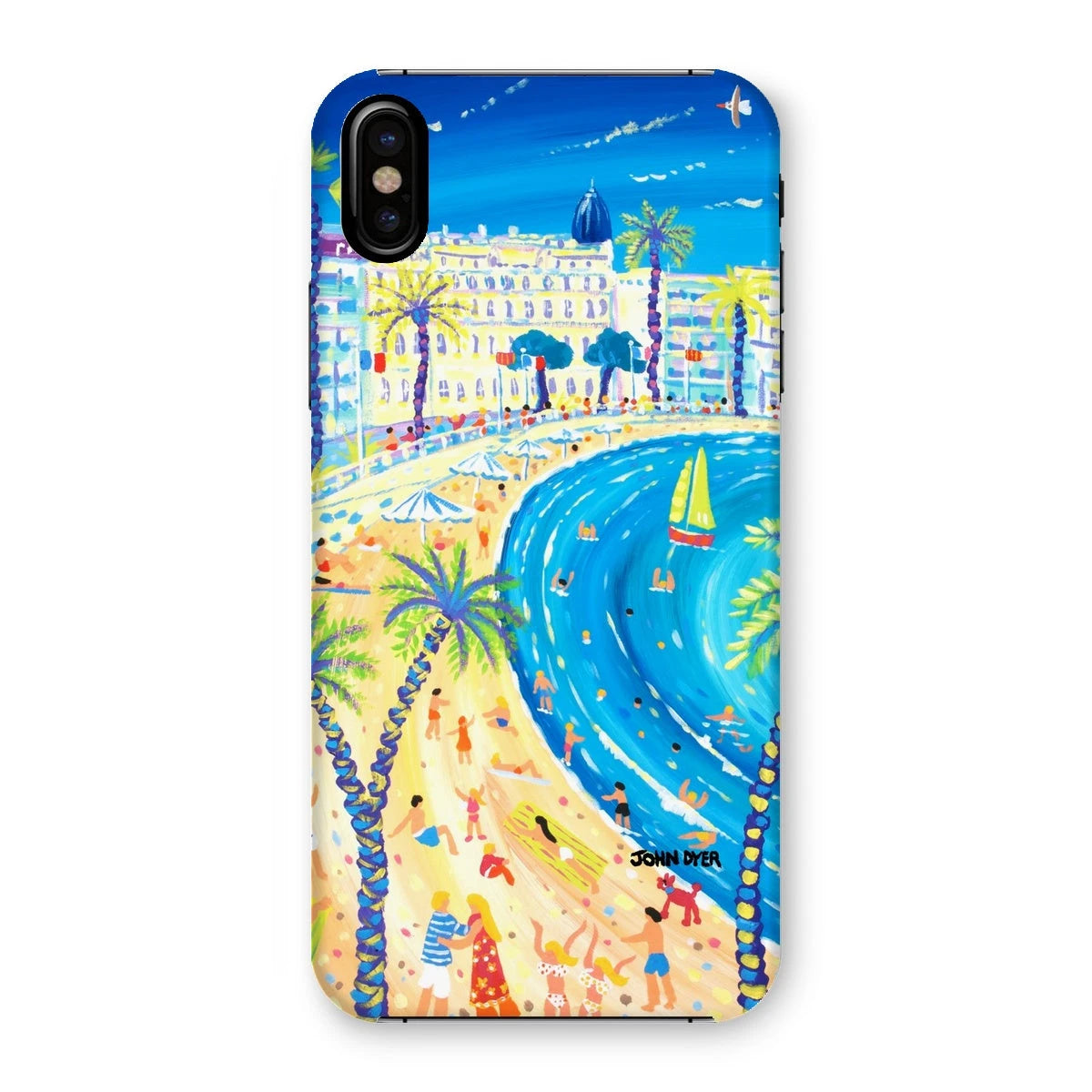 Snap Art Phone Case. Cannes, South of France. Artist John Dyer. Cornwall Art Gallery John Dyer