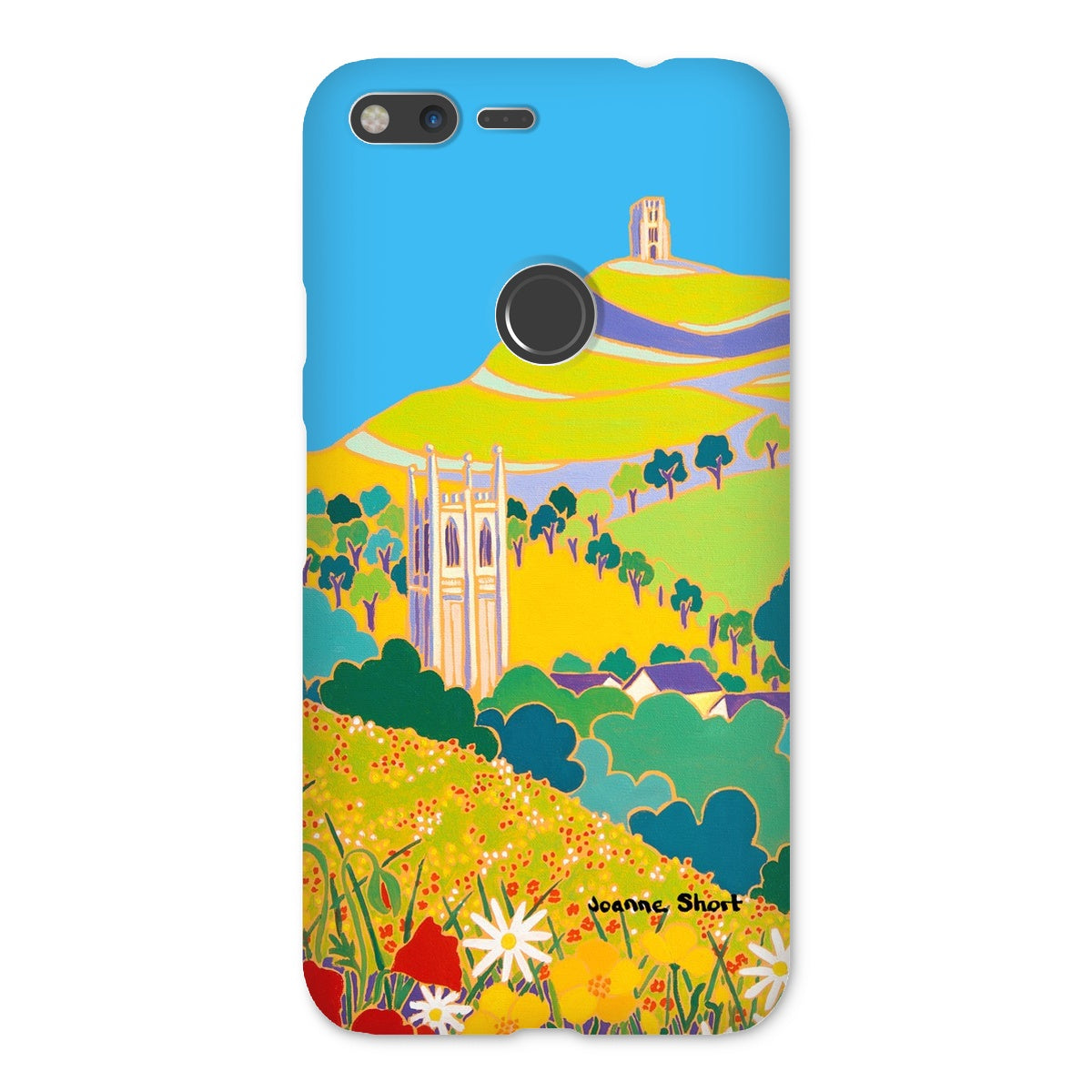 Snap Art Phone Case. Glastonbury Tor, Somerset. Artist Joanne Short. Joanne Short