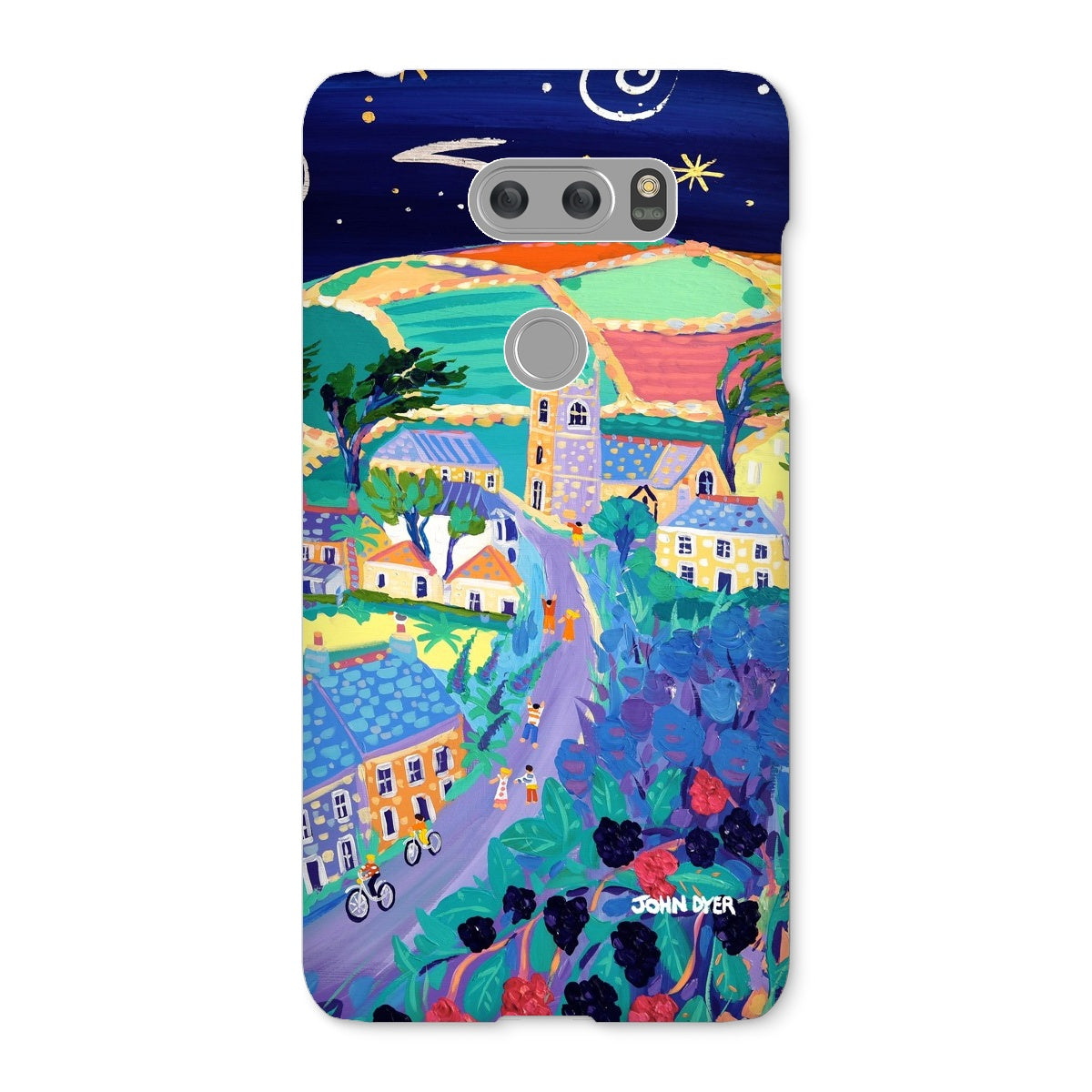 Snap Art iPhone Case. Zennor. Artist John Dyer. Cornwall Art Gallery