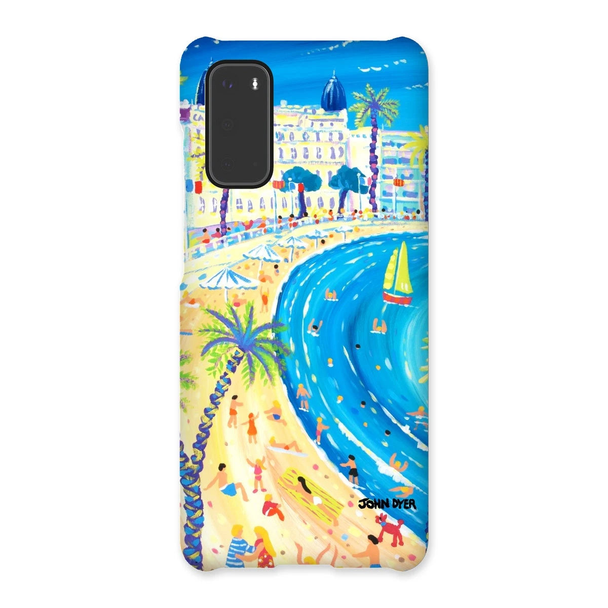 Snap Art Phone Case. Cannes, South of France. Artist John Dyer. Cornwall Art Gallery John Dyer
