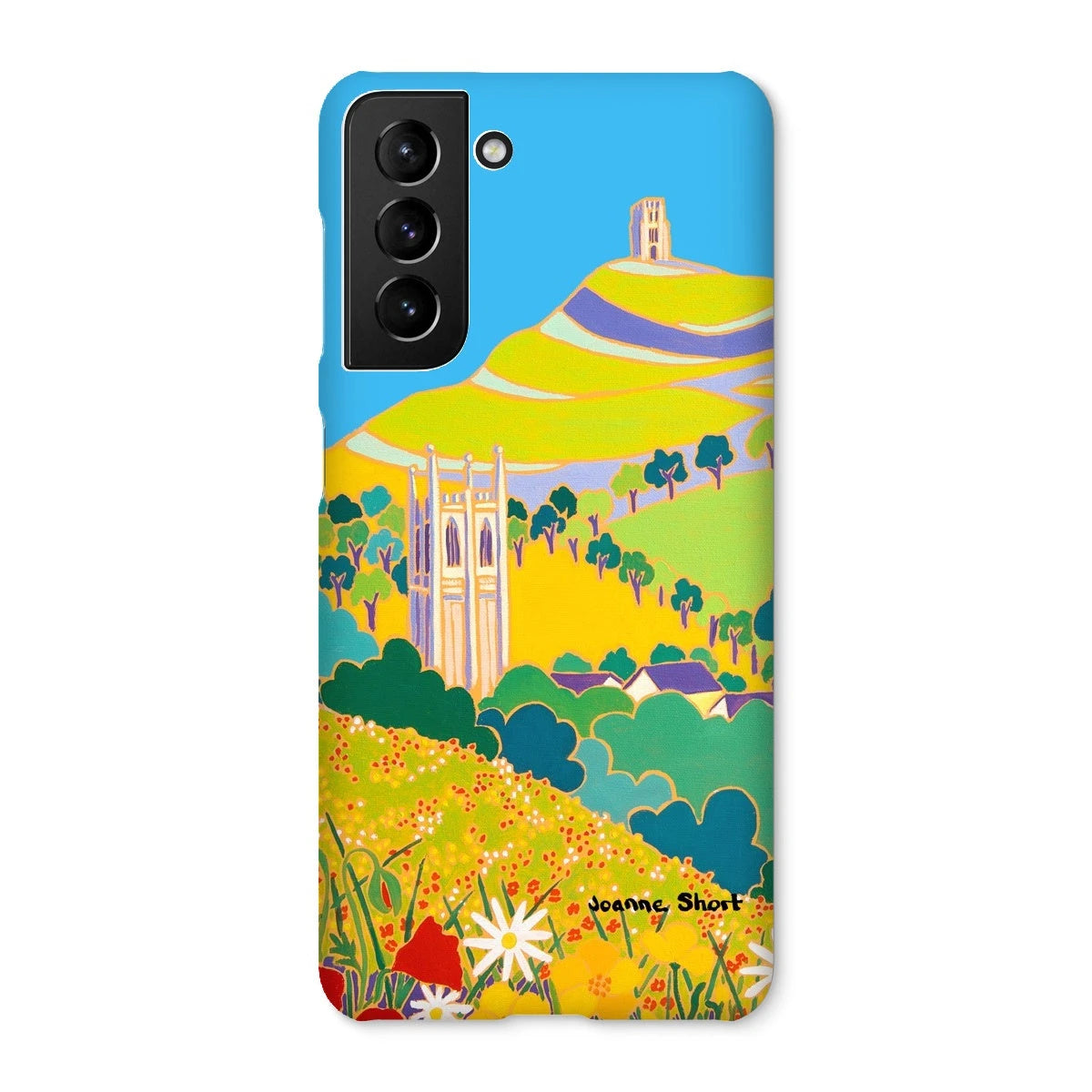 Snap Art Phone Case. Glastonbury Tor, Somerset. Artist Joanne Short. Joanne Short