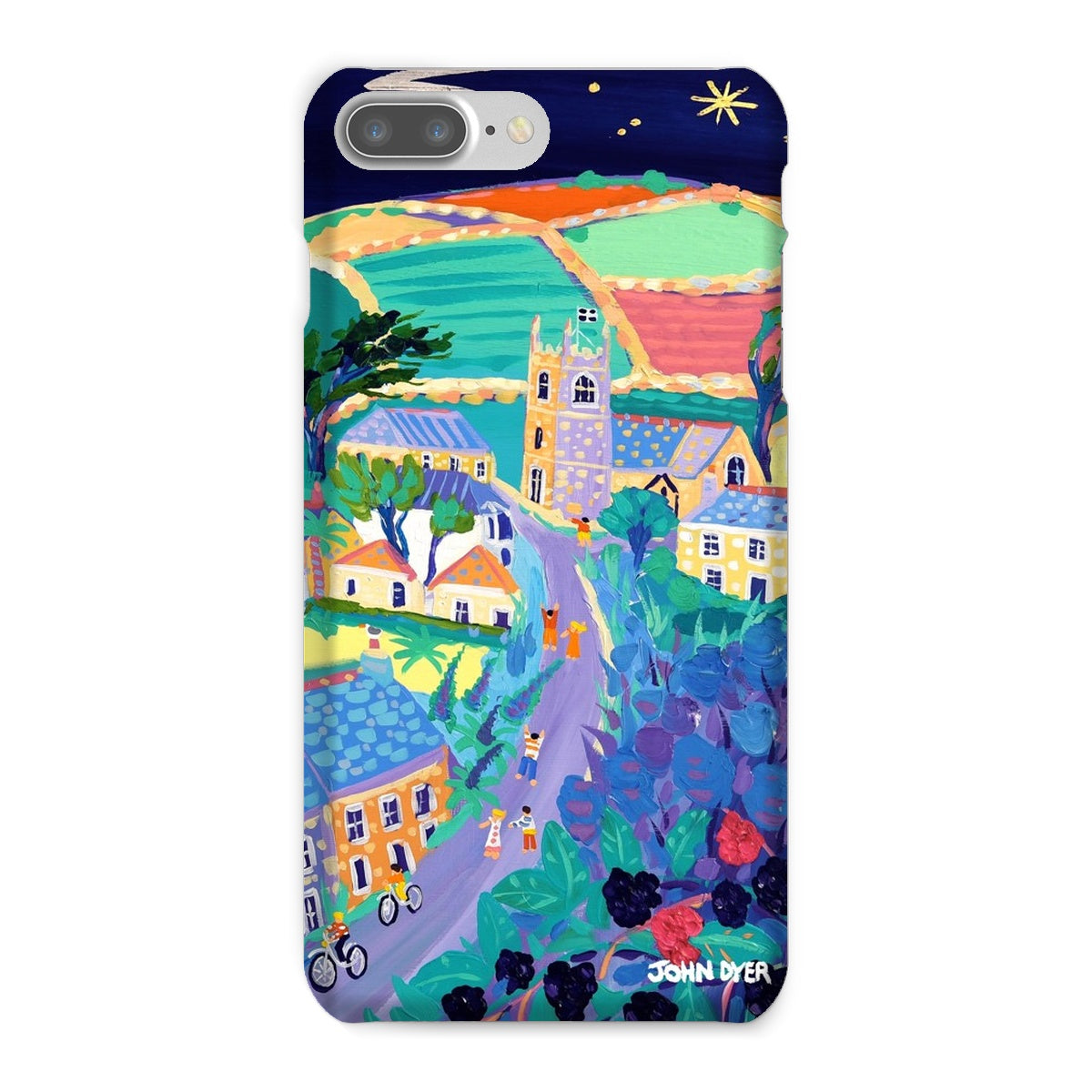 Snap Art iPhone Case. Zennor. Artist John Dyer. Cornwall Art Gallery