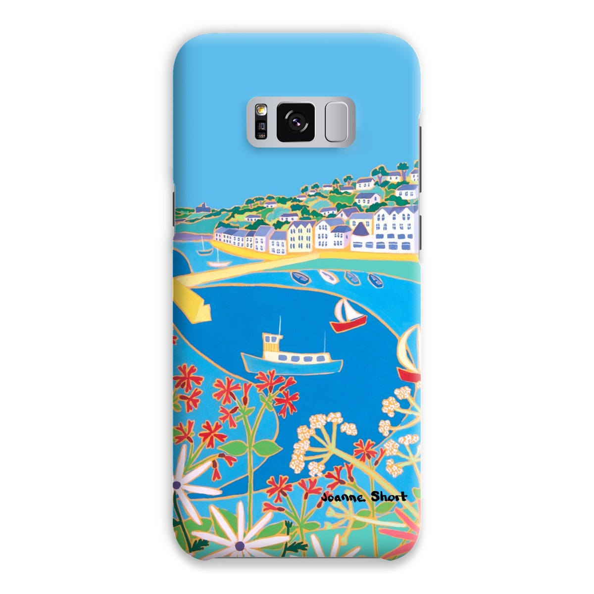 Snap Art Phone Case. St Mawes. Artist Joanne Short. Cornwall Art Gallery