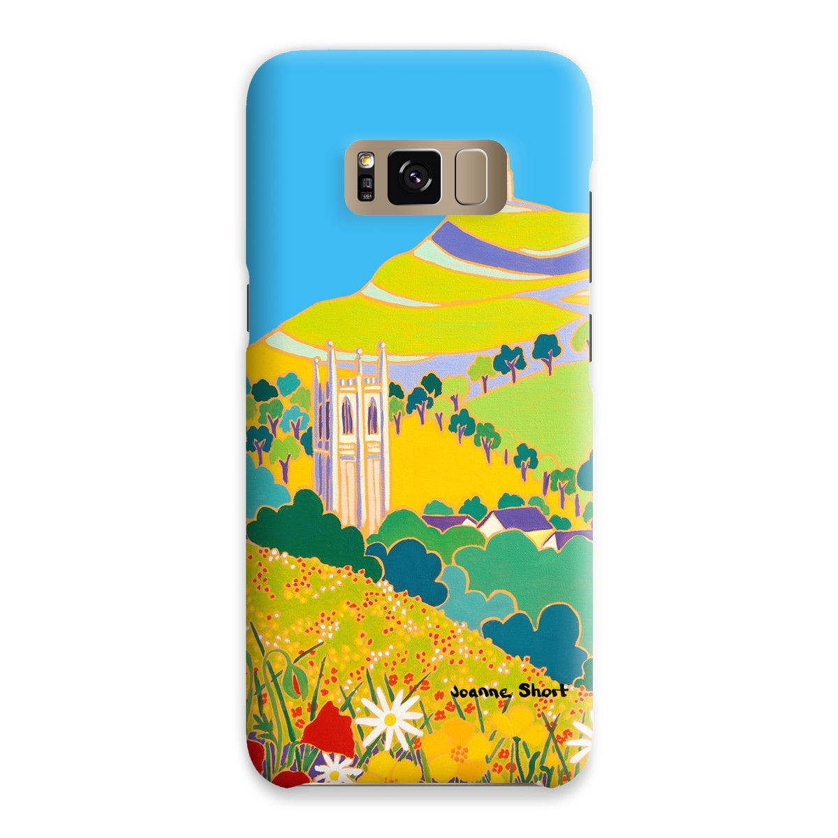 Snap Art Phone Case. Glastonbury Tor, Somerset. Artist Joanne Short. Joanne Short