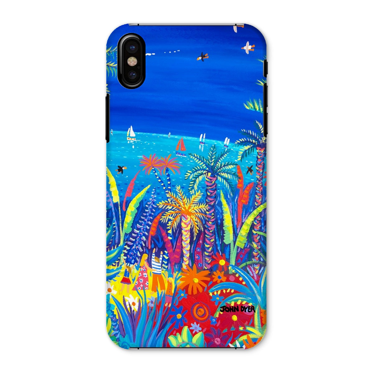 Snap Art Phone Case. Tresco Abbey Gardens. Artist John Dyer. Cornwall Art Gallery