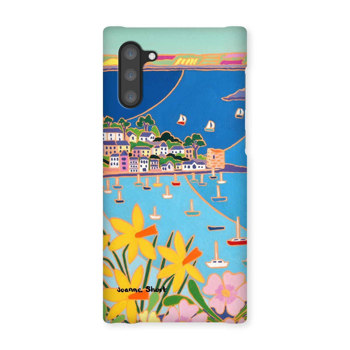 Snap Art Phone Case. Polruan, Fowey River. Artist Joanne Short. Cornwall Art Gallery
