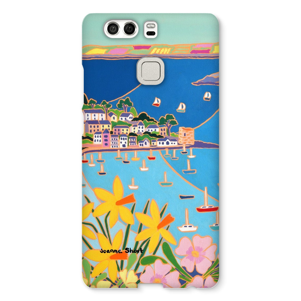 Snap Art Phone Case. Polruan, Fowey River. Artist Joanne Short. Cornwall Art Gallery
