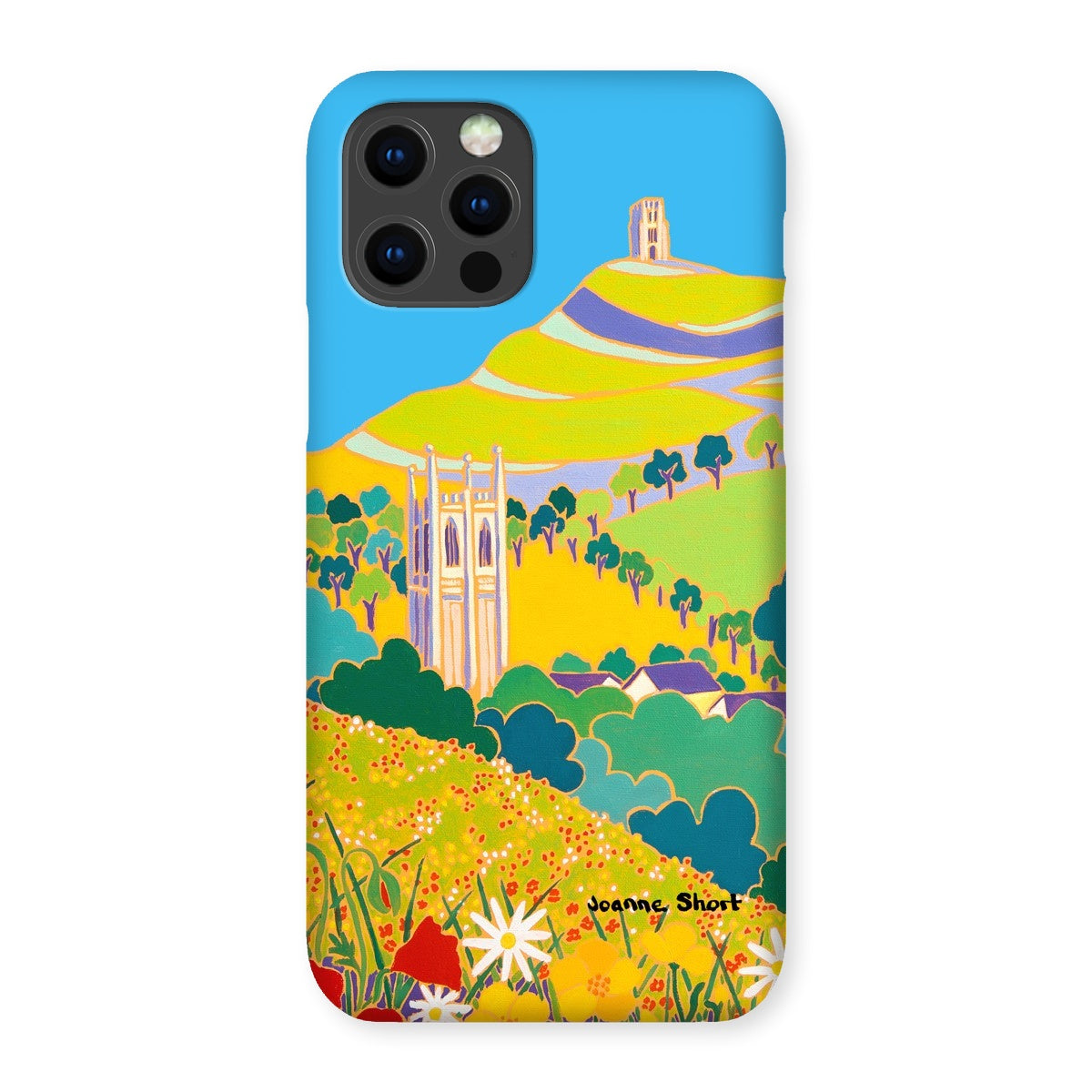 Snap Art Phone Case. Glastonbury Tor, Somerset. Artist Joanne Short.