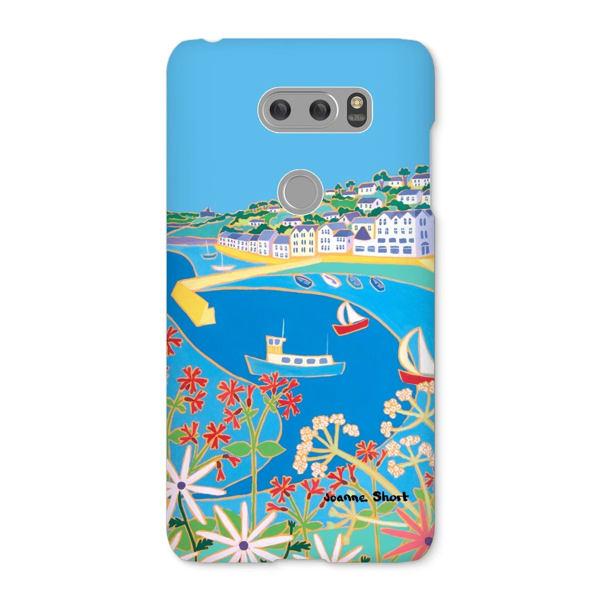 Snap Art Phone Case. St Mawes. Artist Joanne Short. Cornwall Art Gallery Joanne Short