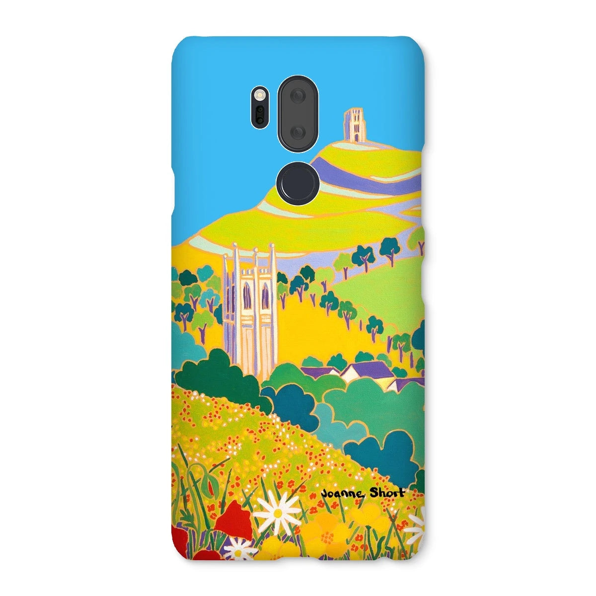 Snap Art Phone Case. Glastonbury Tor, Somerset. Artist Joanne Short. Joanne Short
