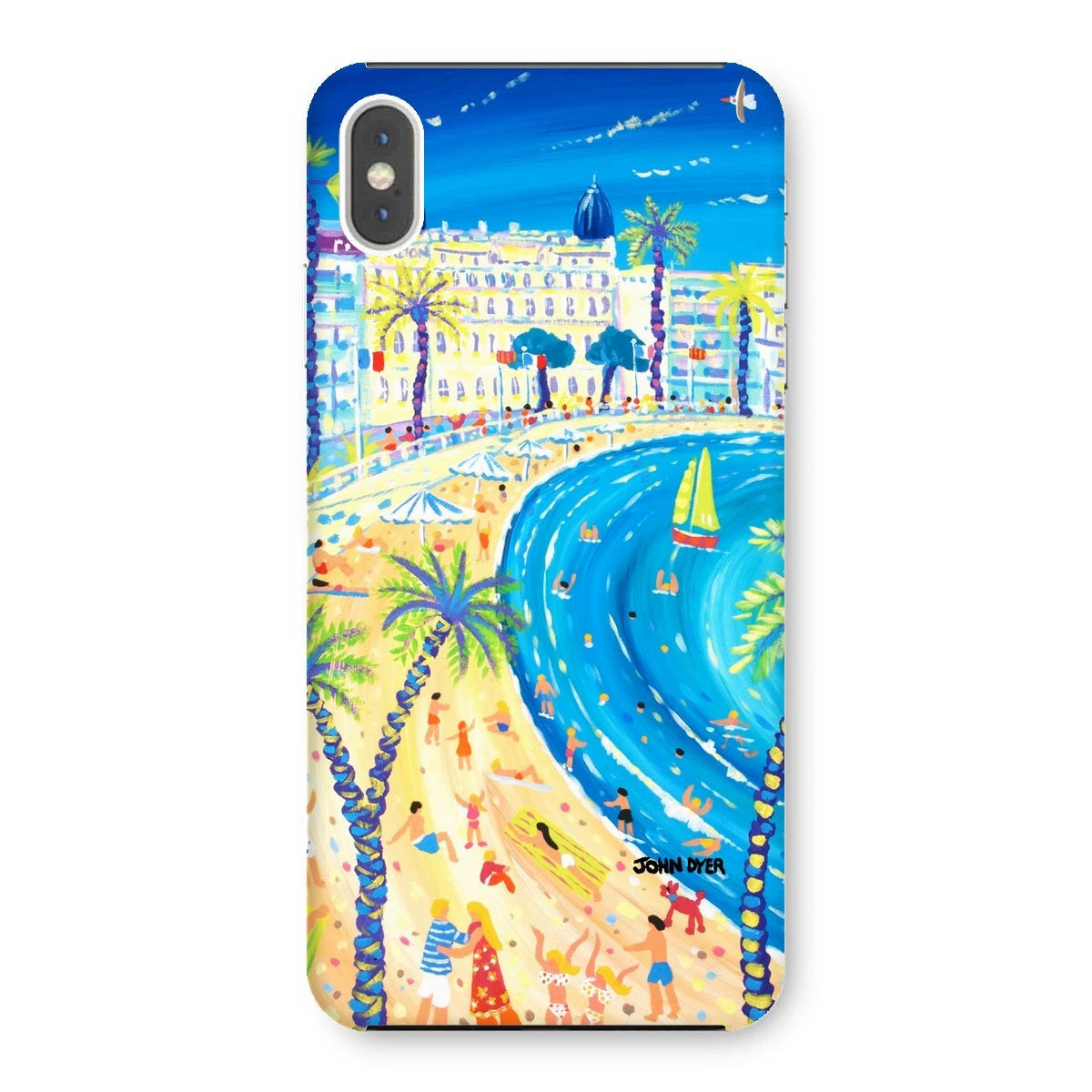 Snap Art Phone Case. Cannes, South of France. Artist John Dyer. Cornwall Art Gallery John Dyer