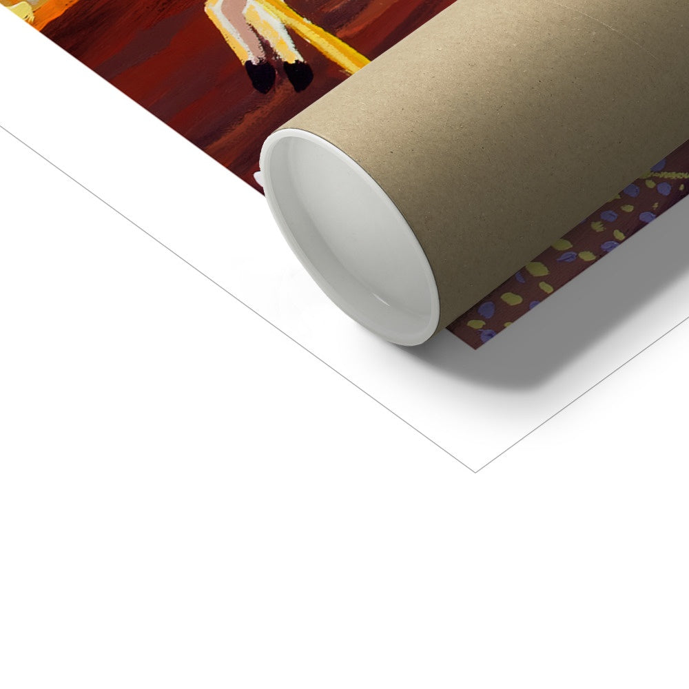 John Dyer Fine Art Print. Open Edition French Art Print. 'Twinkling Lights and Carousel Delights, Paris, Eiffel Tower'. France Art Gallery