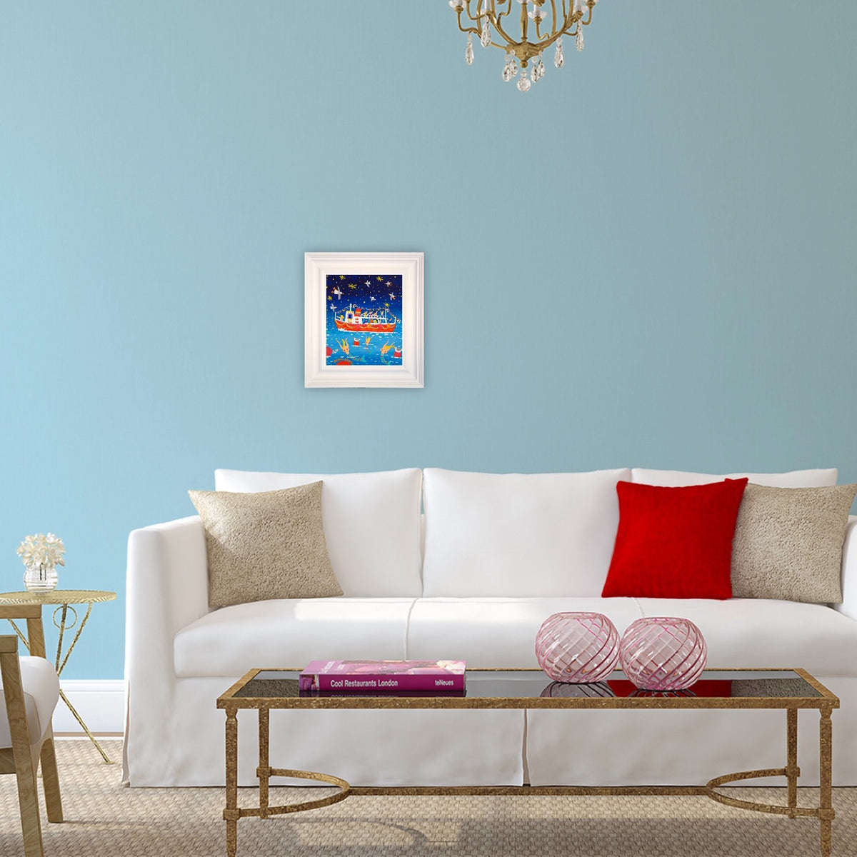 John Dyer Painting. Cornish River Trip.
12 x 10 inches, acrylic on canvas