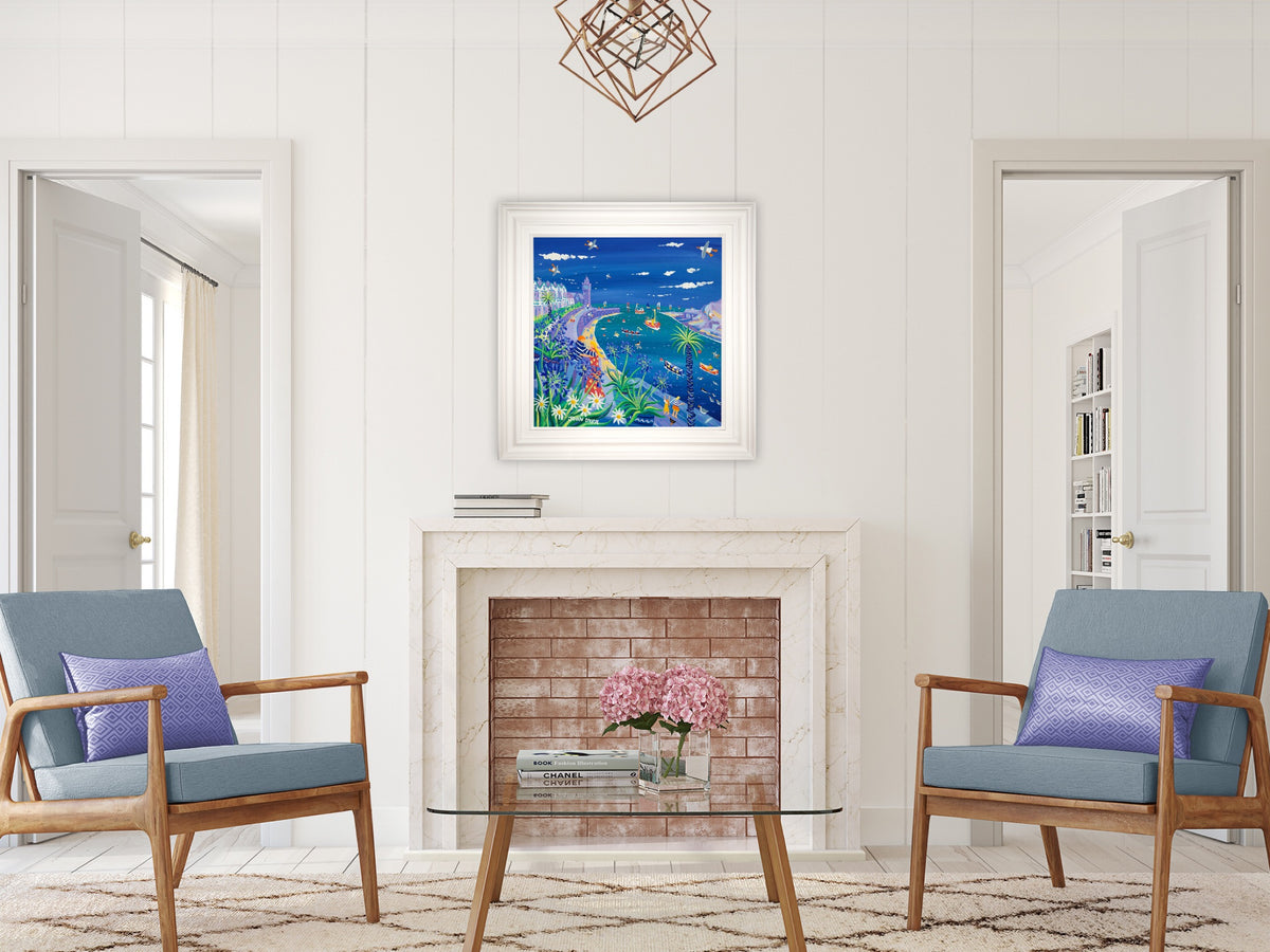 John Dyer Painting. Harbour Love, Porthleven.
24 x 24 inches, acrylic on canvas