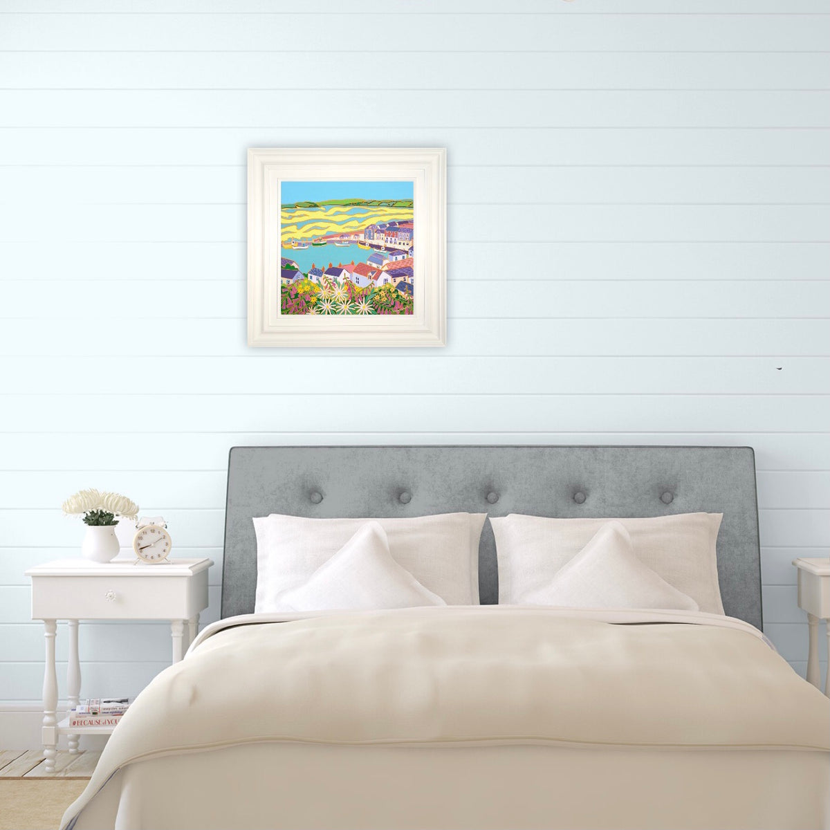 'Estuary View, Padstow',
18 x 18 inches, oil on canvas. Painting by Cornish Artist Joanne Short. Cornish Art from our Cornwall Art Gallery