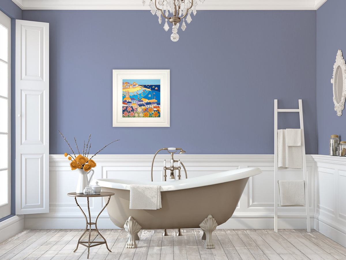 Original Painting by Joanne Short. Cornish Summer, St Ives.
18 x 18 inches, oil on canvas