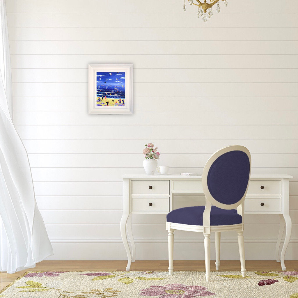 John Dyer Painting. Chilly Dippers.
12 x 10 inches, acrylic on canvas