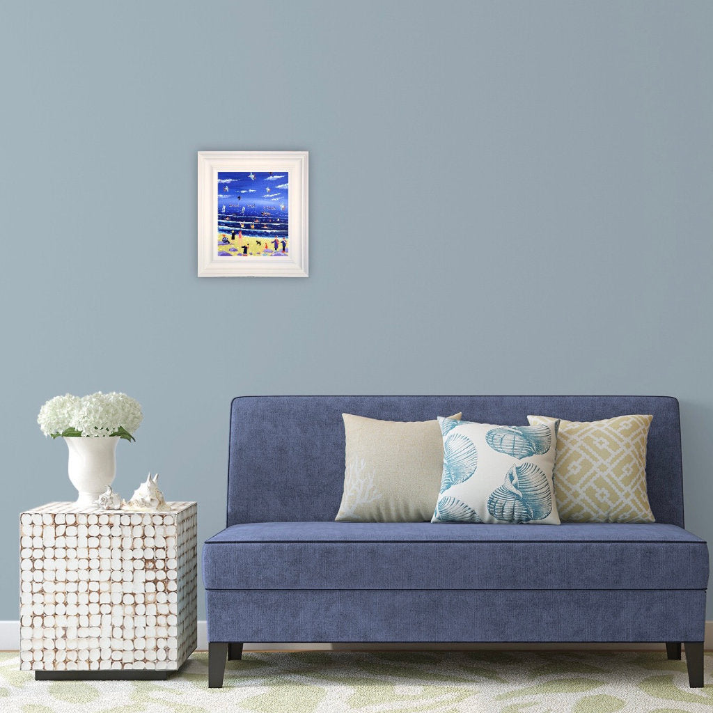 John Dyer Painting. Chilly Dippers.
12 x 10 inches, acrylic on canvas