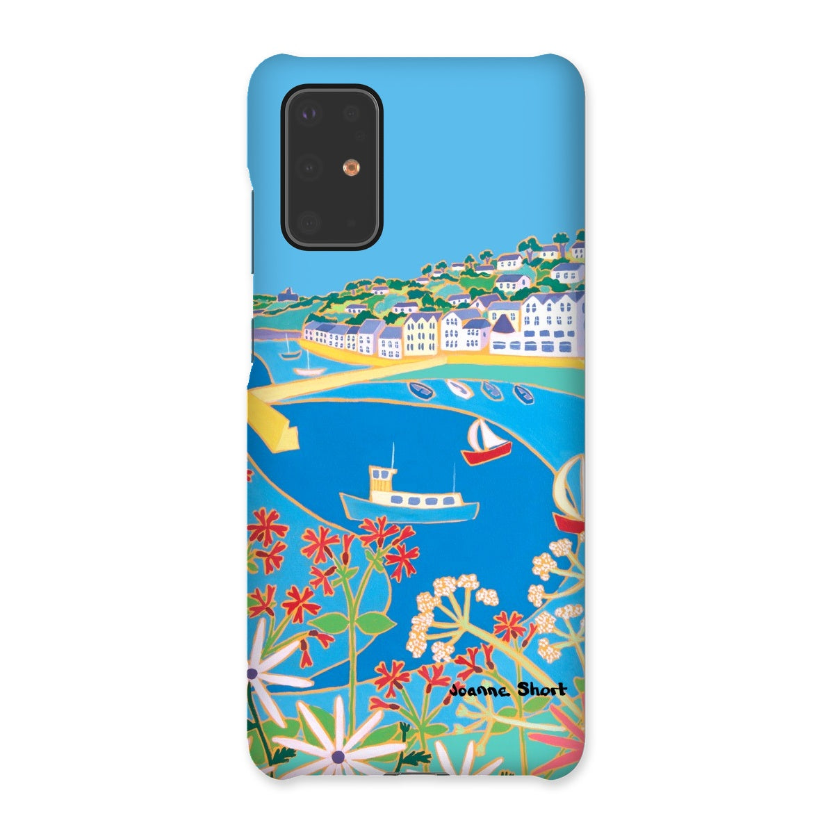 Snap Art Phone Case. St Mawes. Artist Joanne Short. Cornwall Art Gallery