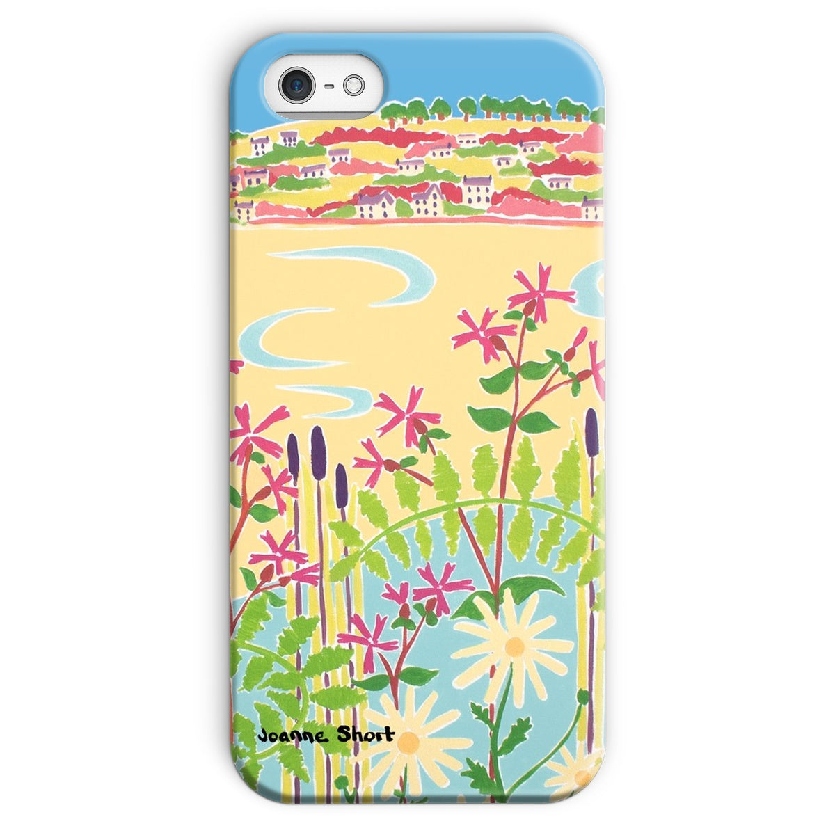Snap Art Phone Case. Camel Estuary, Rock, Padstow. Artist Joanne Short. Cornwall Art Gallery