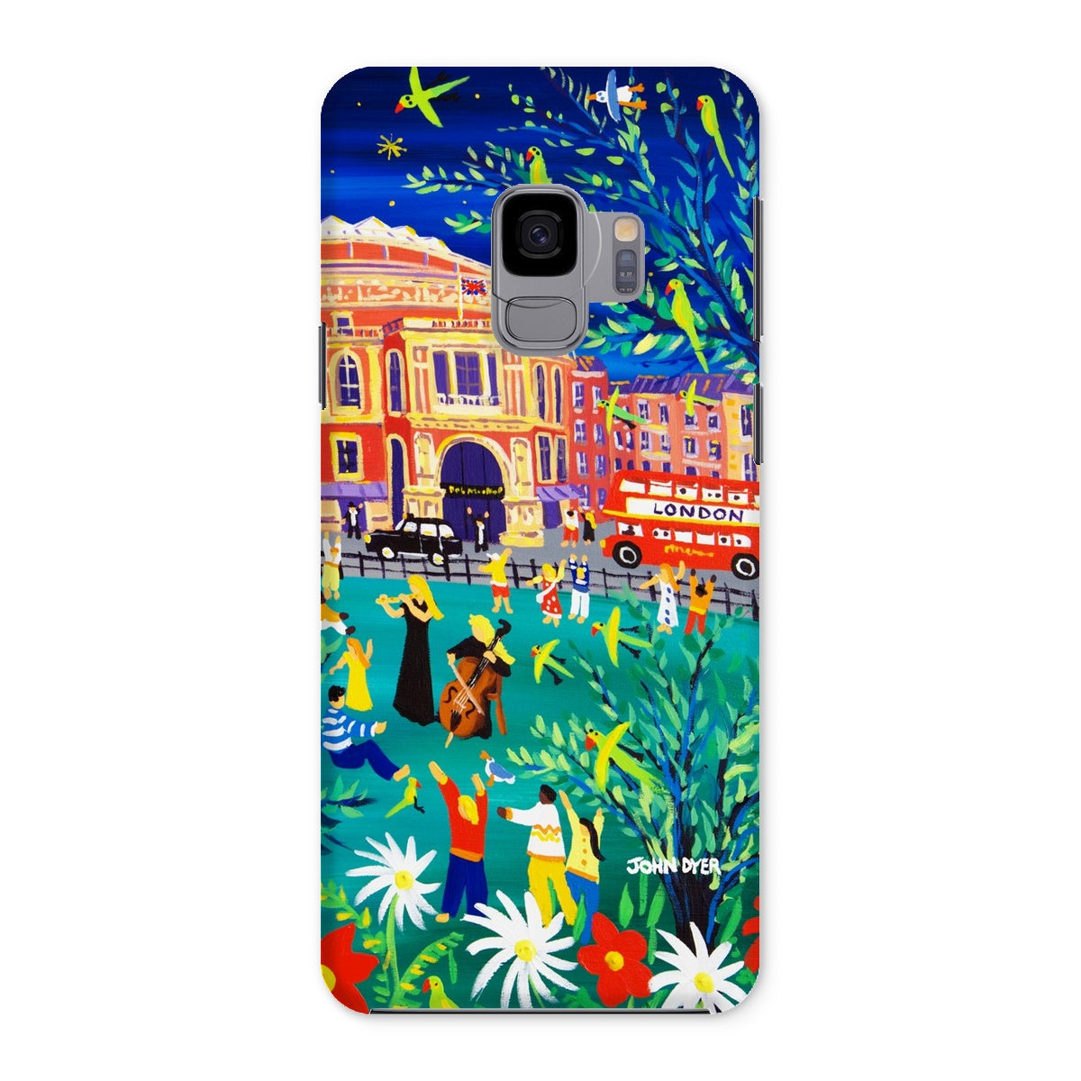 Snap Art Phone Case. Royal Albert Hall, Hyde park, London. Musicians. Artist John Dyer. Cornwall Art Gallery