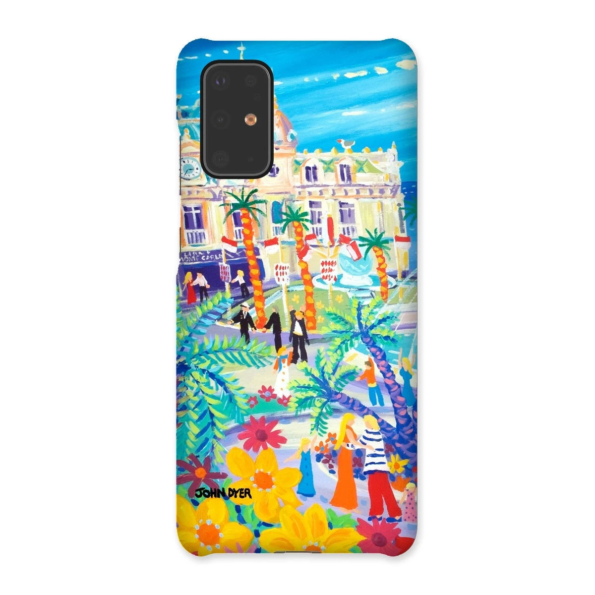 Snap Art Phone Case. Casino Square, Monaco. Artist John Dyer. Cornwall Art Gallery John Dyer