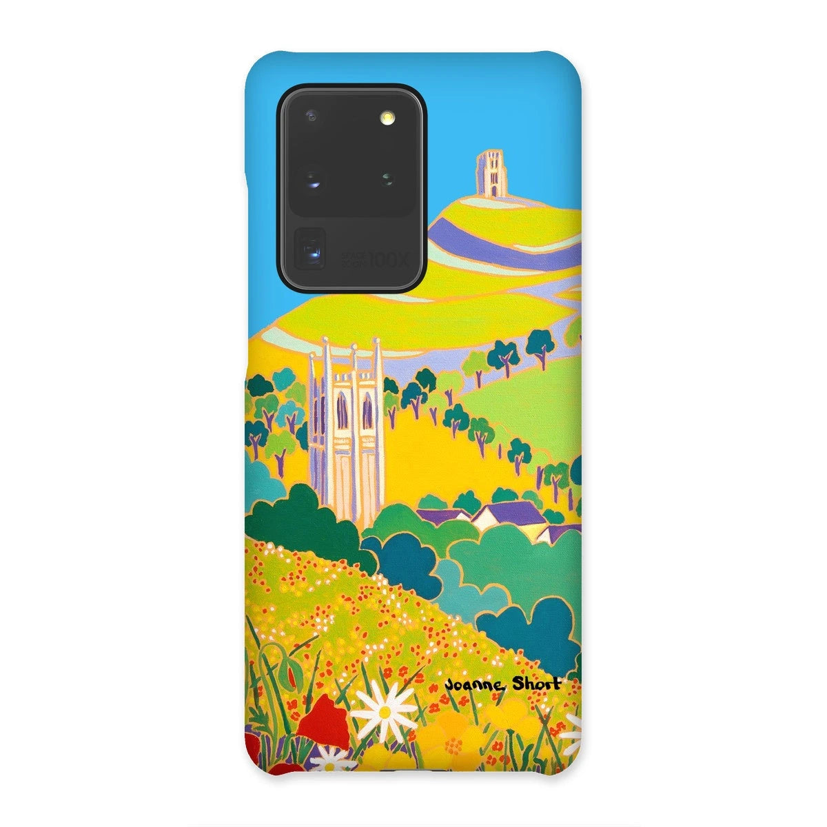 Snap Art Phone Case. Glastonbury Tor, Somerset. Artist Joanne Short. Joanne Short