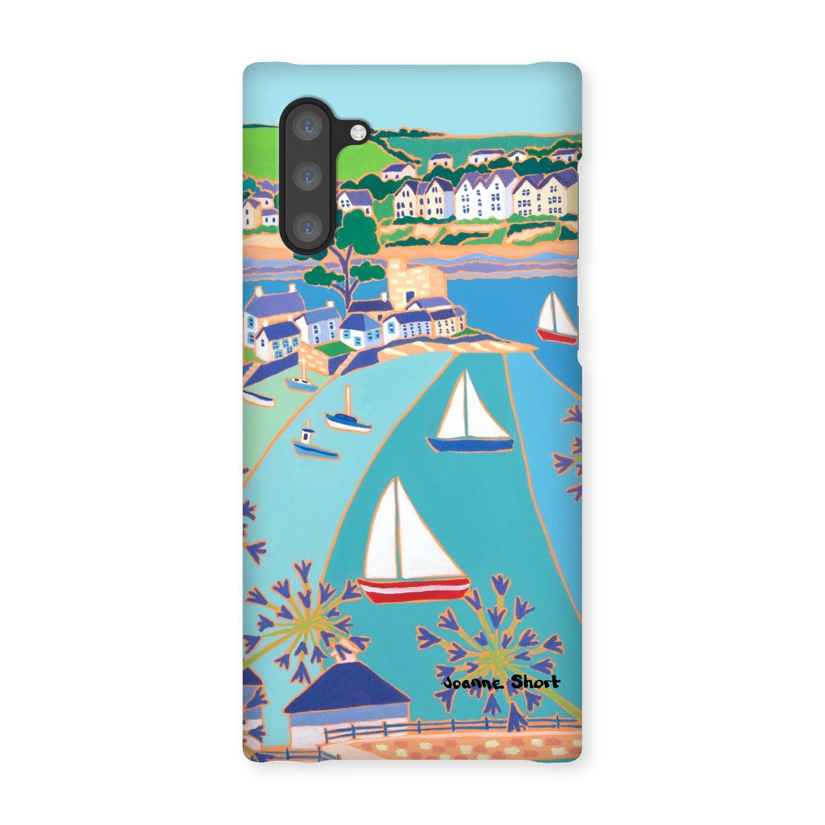 Snap Art Phone Case. Polruan & Fowey River. Artist Joanne Short. Cornwall Art Gallery
