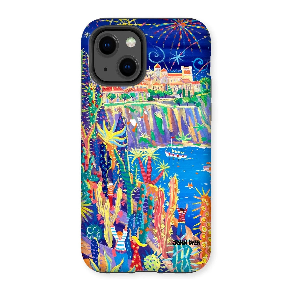Tough Art Phone Case. Jardin Exotiques, Monaco. Artist John Dyer. Cornwall Art Gallery John Dyer