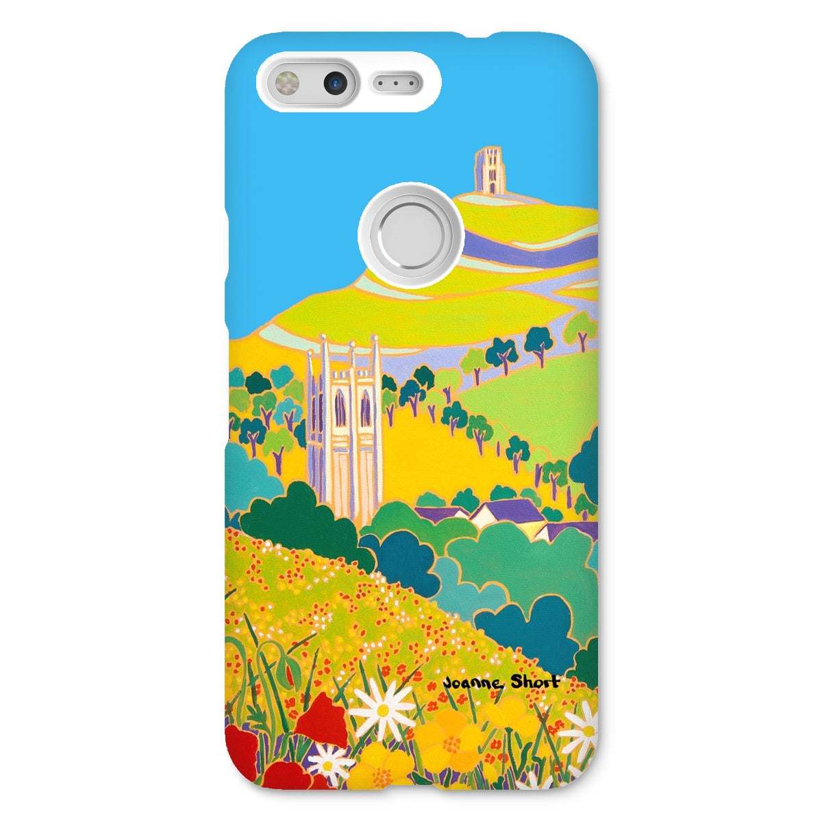 Snap Art Phone Case. Glastonbury Tor, Somerset. Artist Joanne Short.