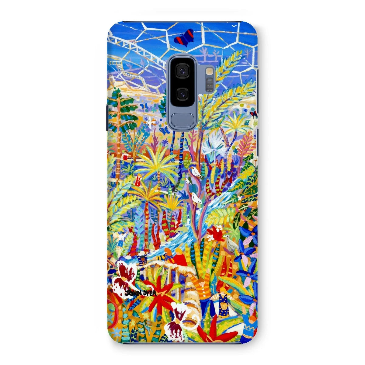 Snap Art Phone Case. Eden Project Rainforest. Artist John Dyer. Cornwall Art Gallery John Dyer