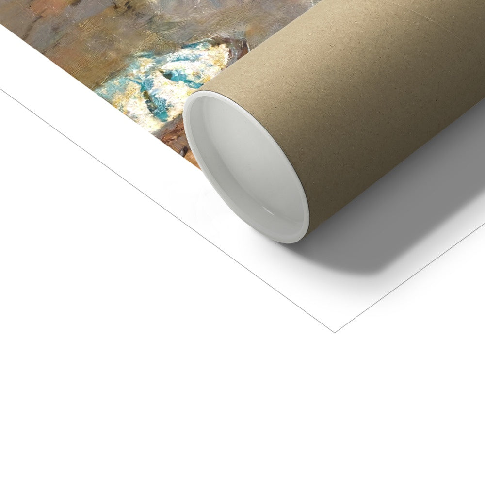 'Fishing Boats, Newlyn' by Harold Harvey. Open Edition Fine Art Print. Art Gallery Historic Art