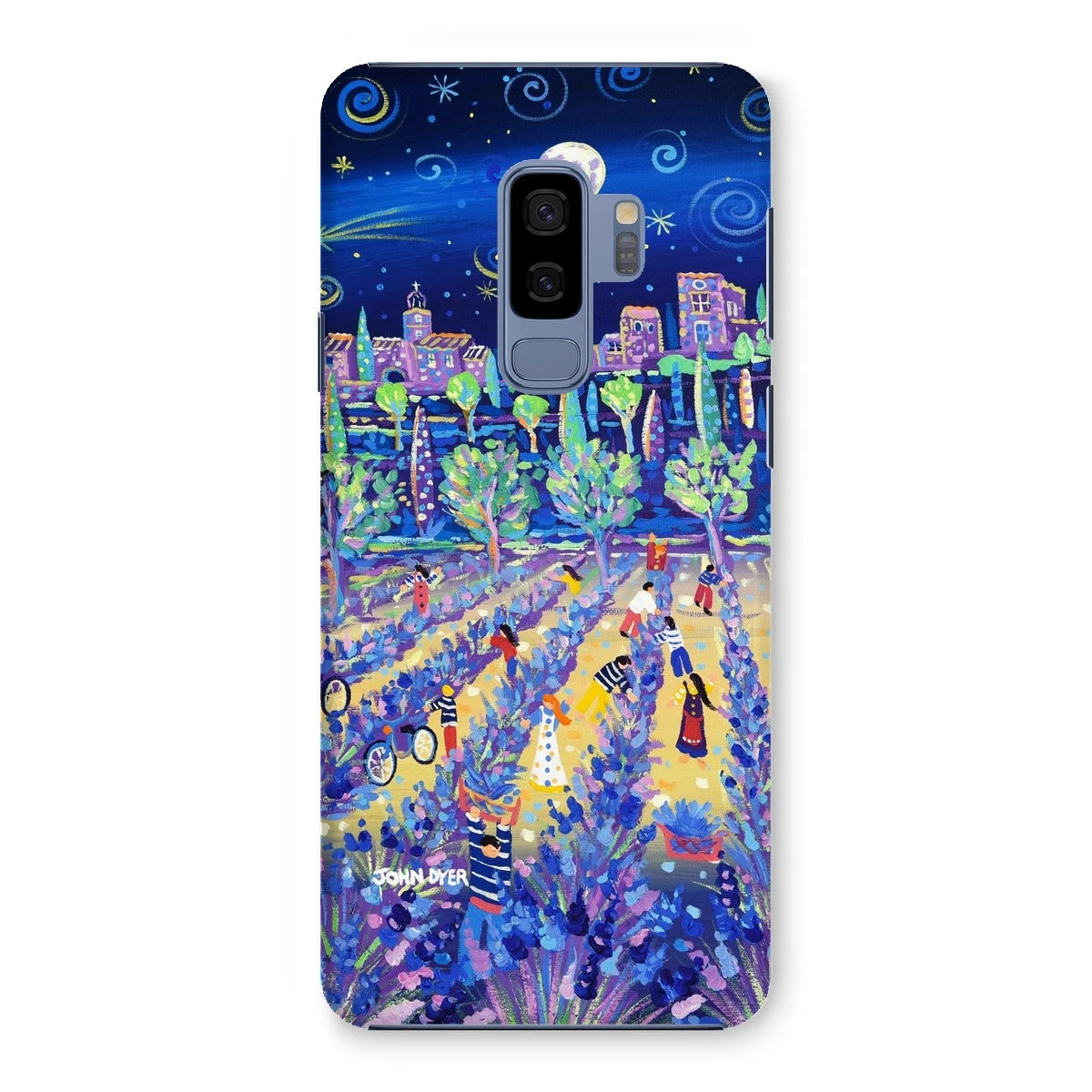 Snap Art Phone Case. Lavender Pickers, Provence, France. Artist John Dyer. Cornwall Art Gallery. John Dyer