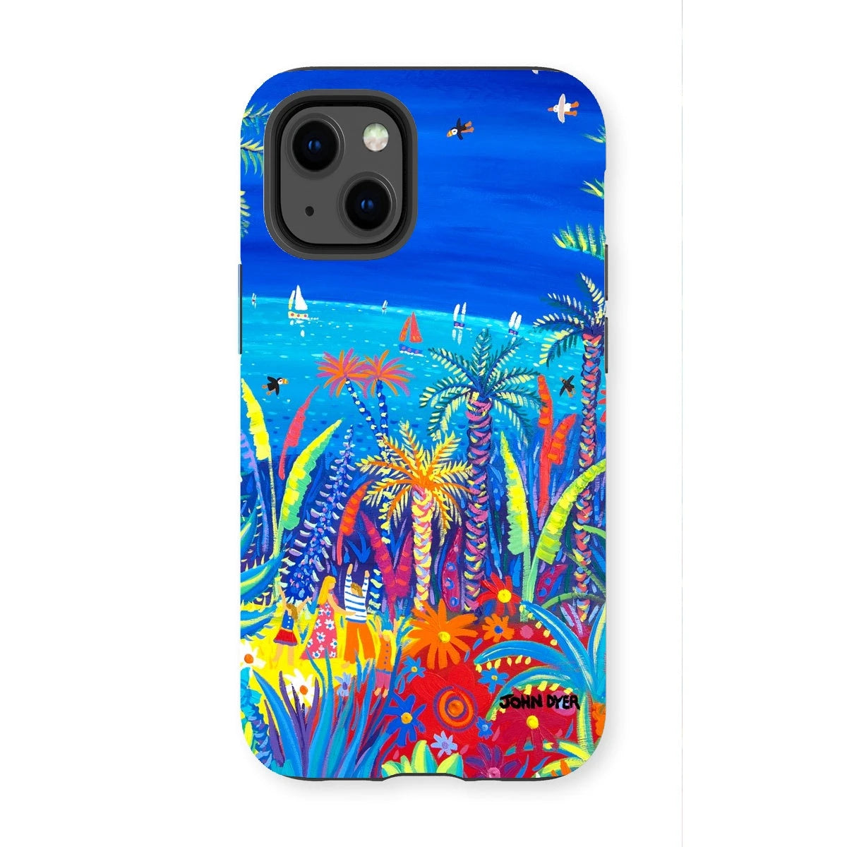 Tough Art Phone Case. Tresco Abbey Gardens. Artist John Dyer. Cornwall Art Gallery John Dyer