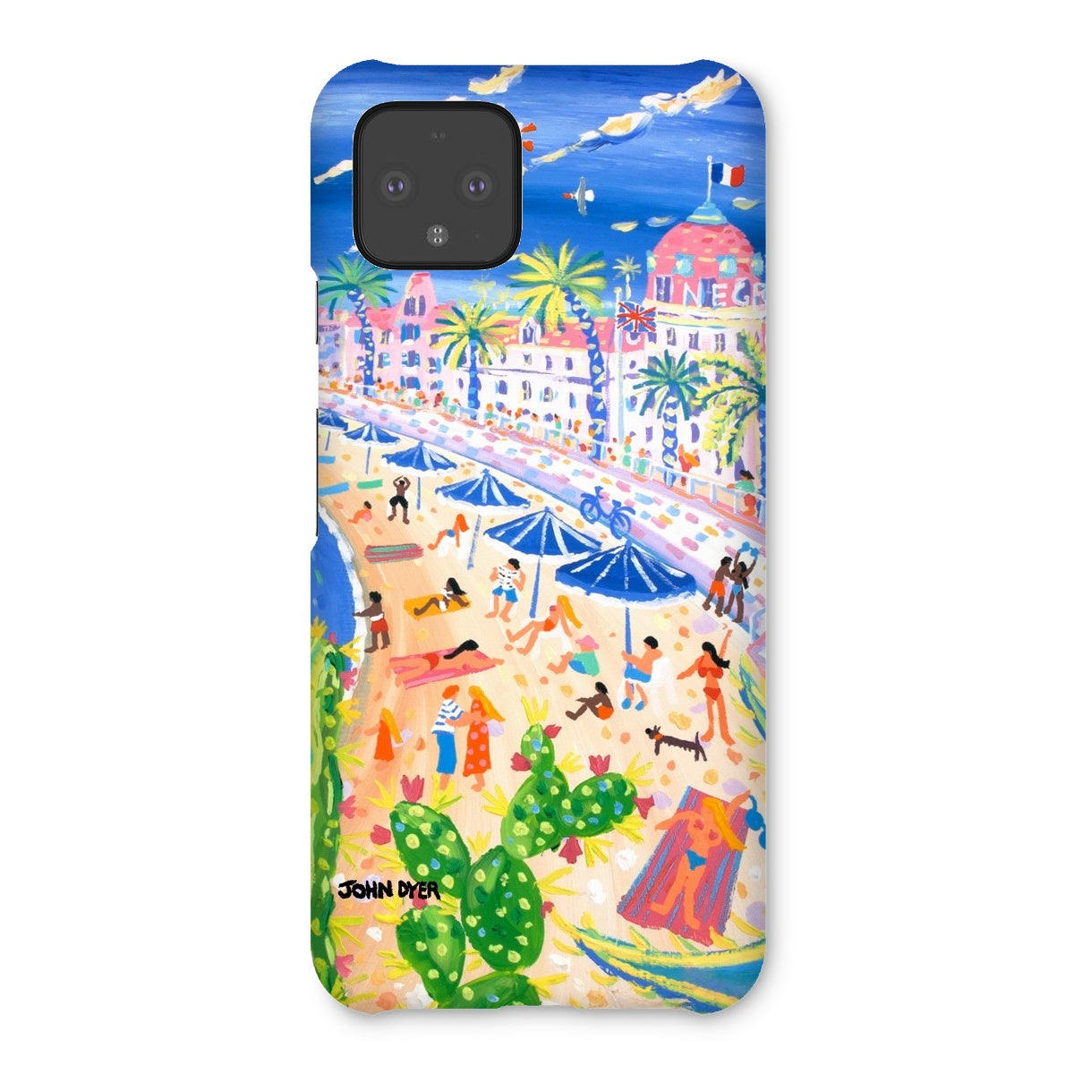 Snap Art Phone Case. Nice, South of France. Artist John Dyer. French Art Gallery John Dyer