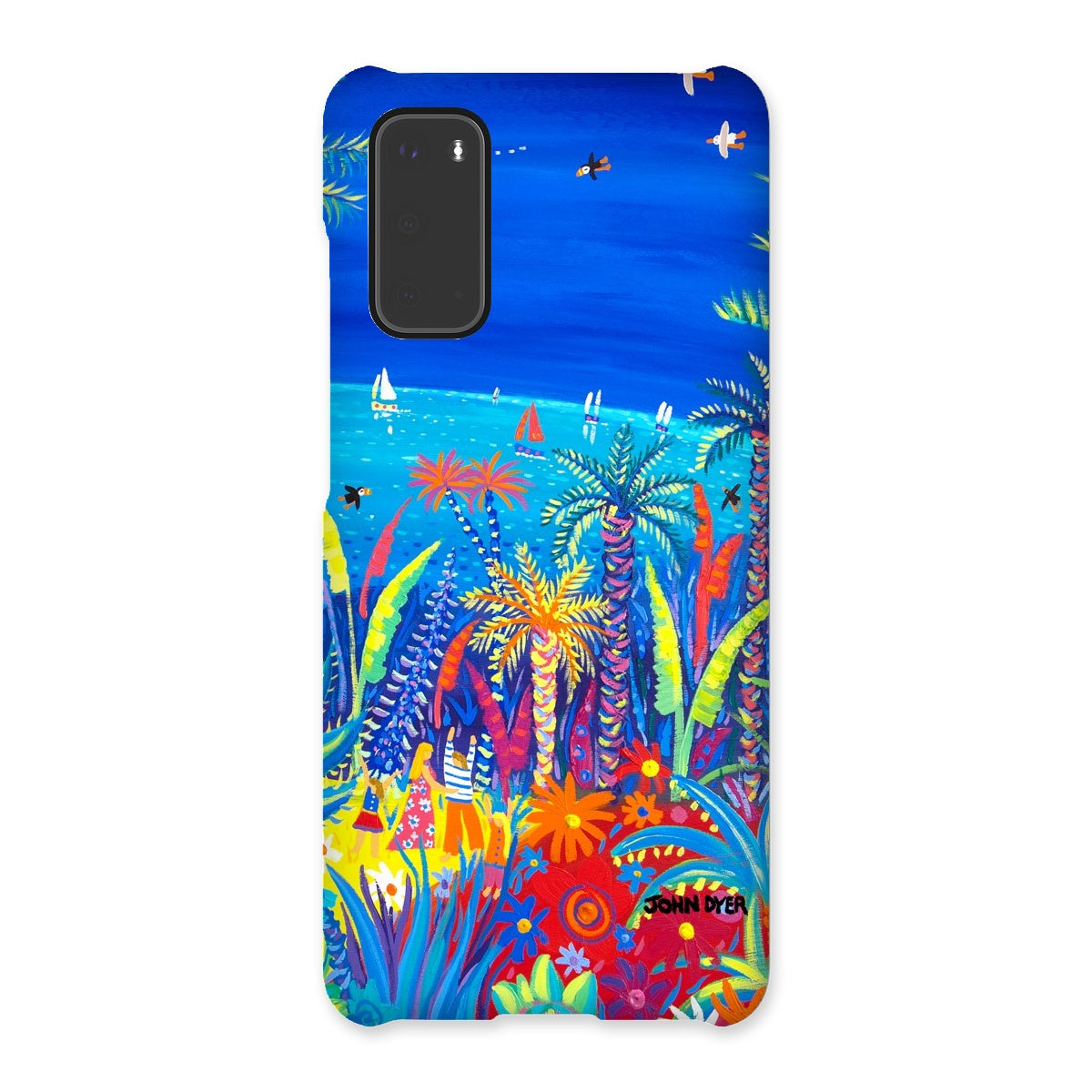 Snap Art Phone Case. Tresco Abbey Gardens. Artist John Dyer. Cornwall Art Gallery
