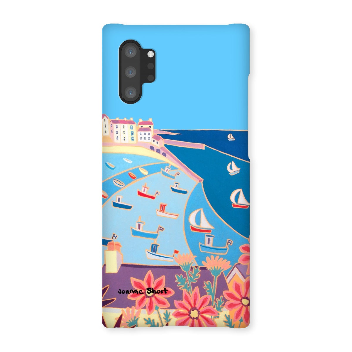 Snap Art Phone Case. St Ives Harbour. Artist Joanne Short. Cornwall Art Gallery