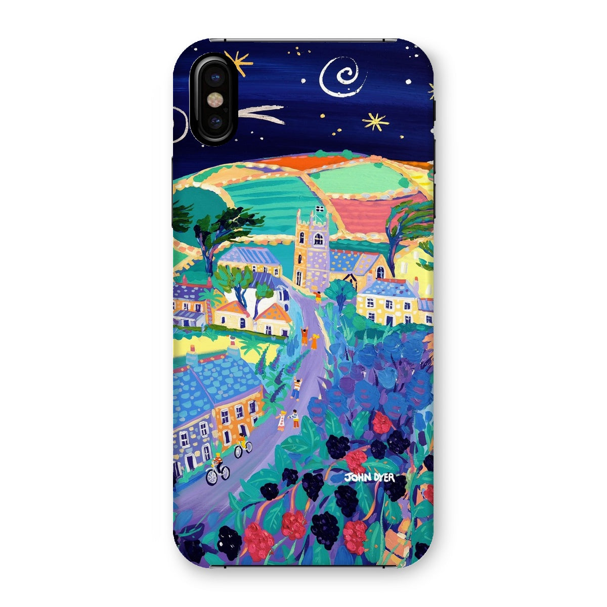 Snap Art iPhone Case. Zennor. Artist John Dyer. Cornwall Art Gallery