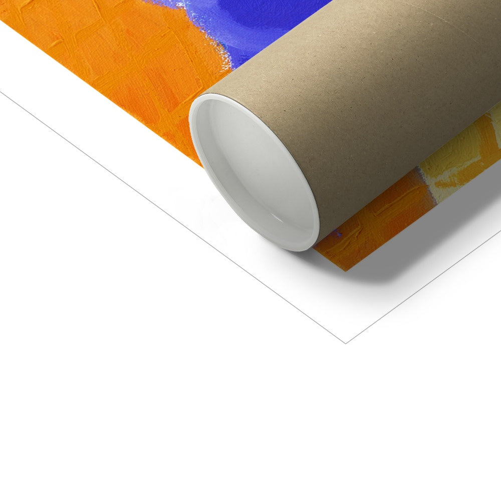 John Dyer Fine Art Print. Open Edition Still Life Cornish Art Print. 'Café View, St Ives'. Cornwall Art Gallery