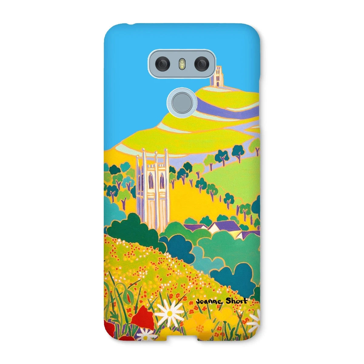 Snap Art Phone Case. Glastonbury Tor, Somerset. Artist Joanne Short. Joanne Short