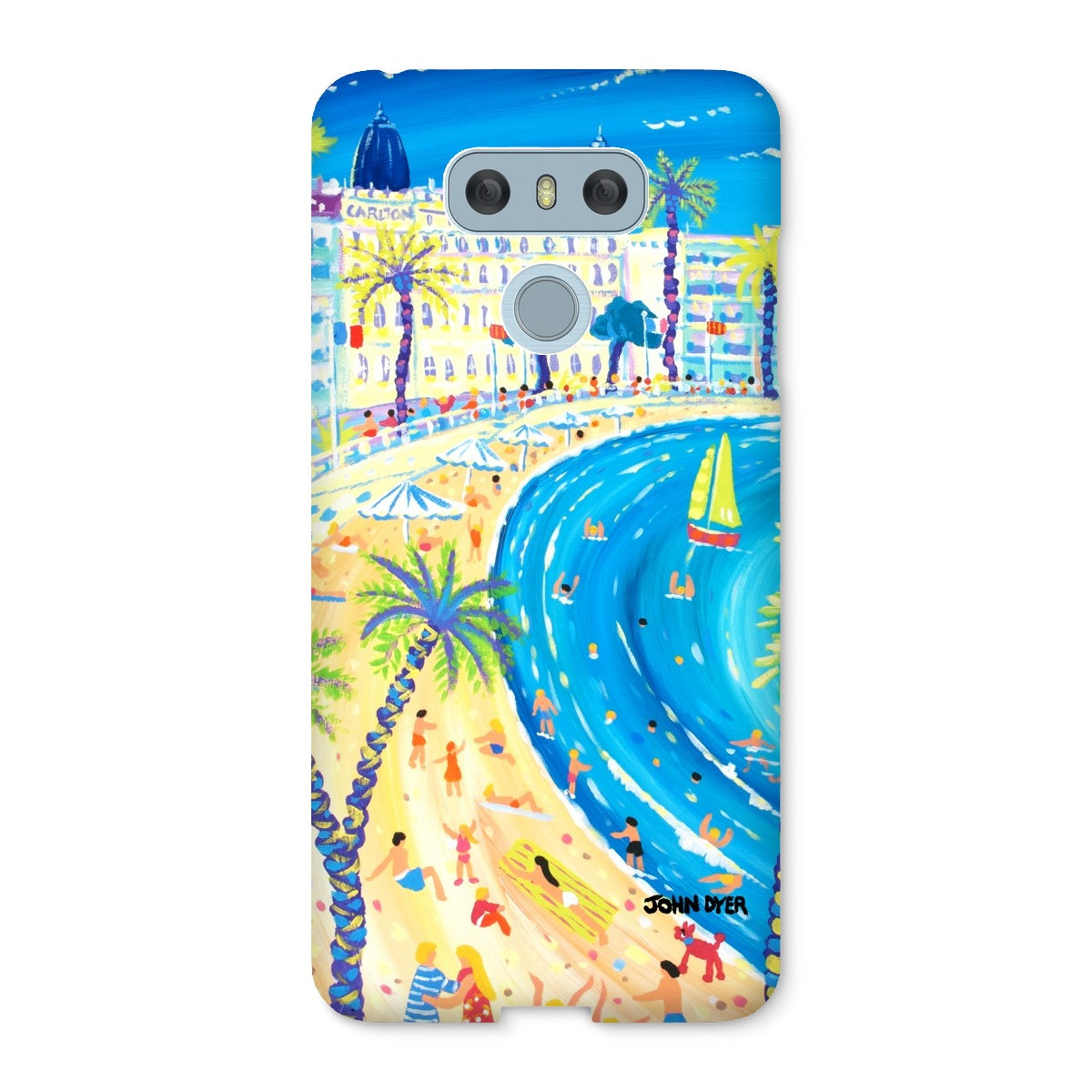Snap Art Phone Case. Cannes, South of France. Artist John Dyer. Cornwall Art Gallery