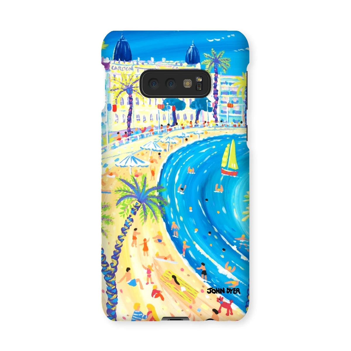 Snap Art Phone Case. Cannes, South of France. Artist John Dyer. Cornwall Art Gallery John Dyer