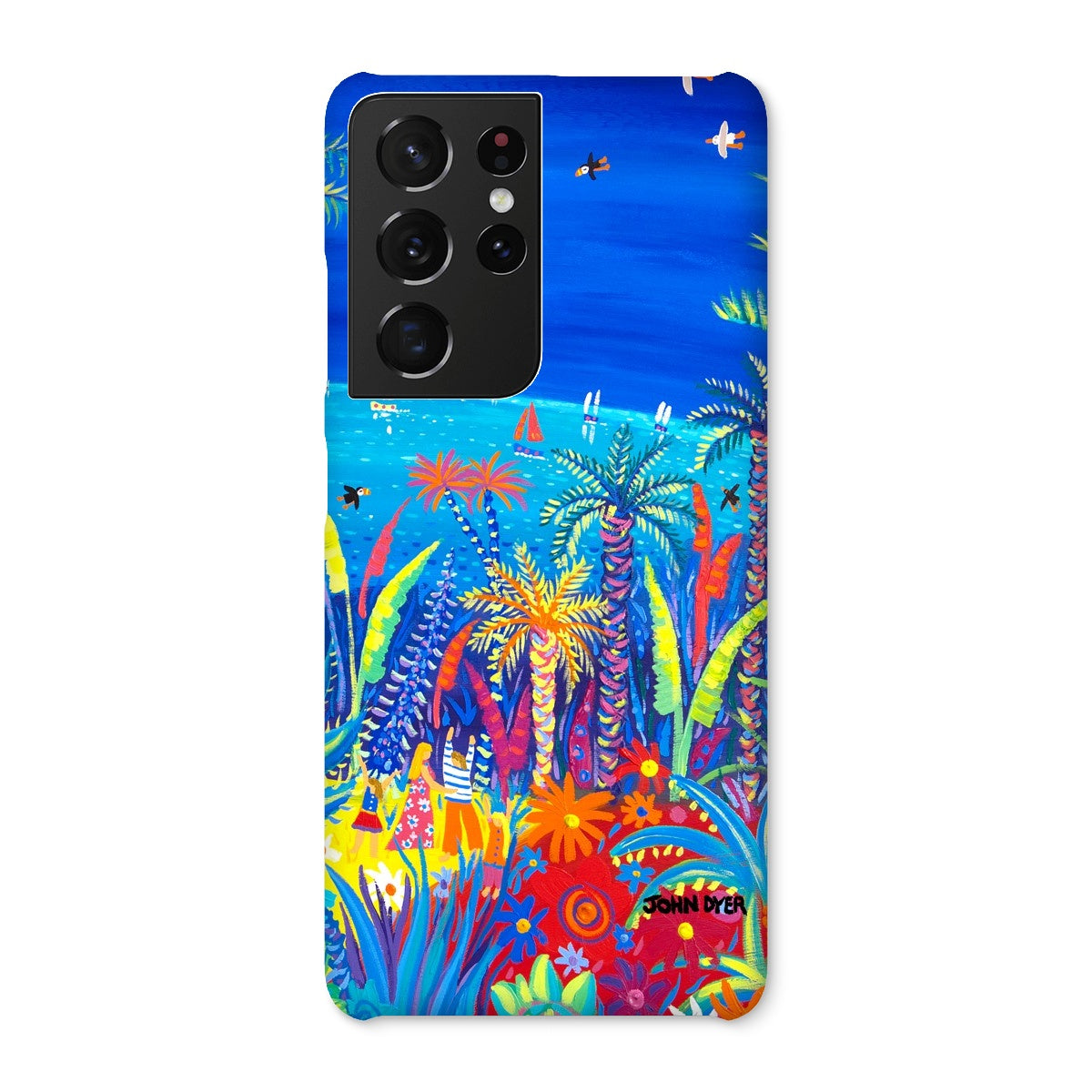 Snap Art Phone Case. Tresco Abbey Gardens. Artist John Dyer. Cornwall Art Gallery